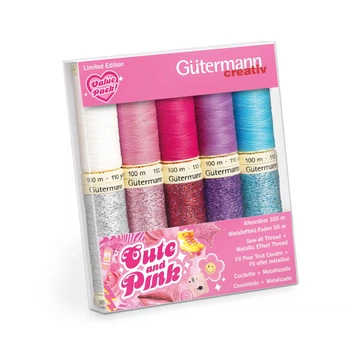 Набор швейных ниток Cute and Pink Gutermann, 10 катушек 713323