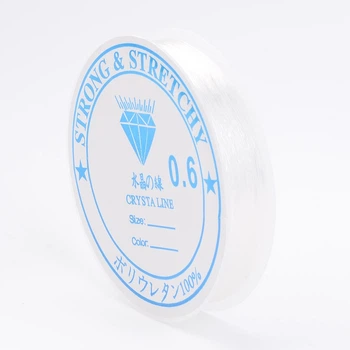 Мононити в котушках Finding Лісочка-гумка волосінь еластична Напівпрозора 0.6 мм 10.5 метра