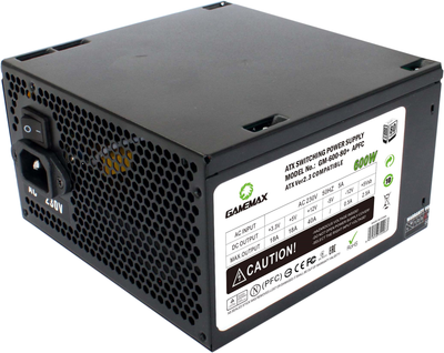 Блок питания Gamemax GM-600 80+ APFC Black