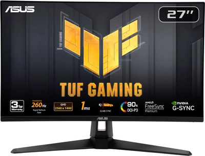 Монитор Asus TUF Gaming VG27AQM1A Black (90LM05Z0-B08370)