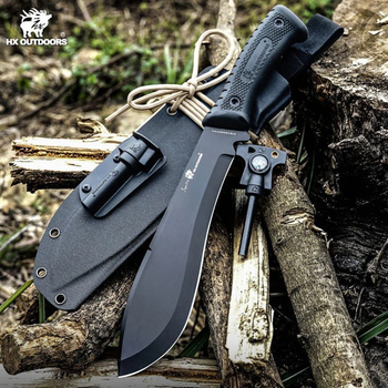 Мачете туристический HX Outdoors Willow Leaf Machete Black TD-02 [118439]