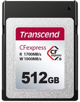 Карта пам'яті Transcend CFexpress 512GB Type B R1700/W1100MB/s (TS512GCFE820)
