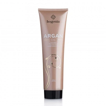 Маска для волос Bogenia Argan Oil & Caviar Extract Hair Mask с аргановым маслом и экстрактом икры для интенсивного ухода за сухими волосами, 300 мл