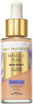 Тональный крем-сыворотка для лица - Max Factor Miracle Pure 2in1 Skin Reset Serum Foundation 80-85 - Medium (1202477-176571827-2)