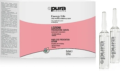 Лосьон против выпадения волос - Pura Kosmetica Energy Life Anti-Hair Loss Lotion 12x6ml (1209415-537875782-2)