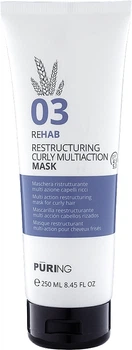 Реструктурирующая мультиактивная маска для вьющихся волос - Puring 03 Rehab Restructuring Curly Multiaction Mask 500ml (1225510-2016960569-2)