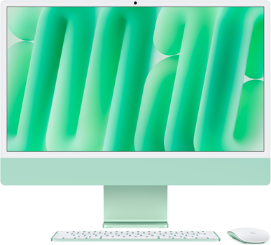 Моноблок Apple iMac 24" М4 4.5К 8‑ядер GPU 256GB Green (MWUE3UA/A)