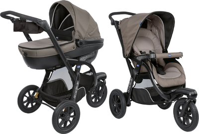 Коляска 2 в 1 Chicco Activ3 Темно-бежева (87087.34.01)