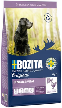 Сухий корм для літніх собак Bozita Original Senior & Vital з куркою 3 кг (7311030419230)