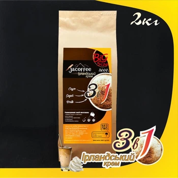 Кава 3в1 Jacoffee Ірландський крем 2 кг