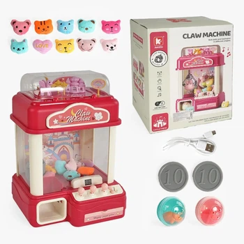 Развлекательная игра G 231 A (6) "Игровой автомат", подсветка, веселые мелодии, мягкие игрушки, шарики, от батареек/сети, монетки, в коробке