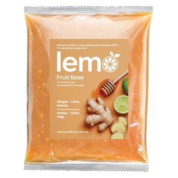 Фруктовое пюре пастеризованное LEMO Имбирь-лайм-мед 1 кг.