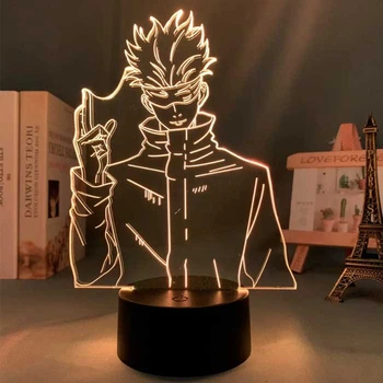 Светильник-ночник Годжо Сатору Магическая битва - Jujutsu Kaisen. Sorcery Fight v2 16 цветов USB (26700)
