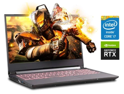 Игровой ноутбук Б-класс Sager NH55ED / 15.6" (1920x1080) IPS / Intel Core i7-8750H (6 (12) ядер по 2.2 - 4.1 GHz) / 16 GB DDR4 / 512 GB SSD / nVidia GeForce RTX 2060, 6 GB GDDR6, 192-bit / WebCam б/у