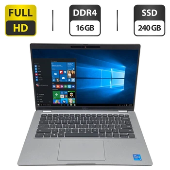 Ультрабук Б-класс Dell Latitude 5420 / 14" (1920x1080) IPS / Intel Core i5-1145G7 (4 (8) ядра по 2.6 - 4.4 GHz) / 16 GB DDR4 / 240 GB SSD M.2 / Intel Iris Xe Graphics / WebCam / Windows 10 Pro б/у