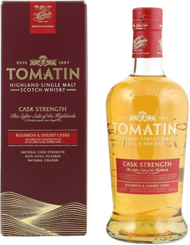 Виски Tomatin Distillery Tomatin Cask Strength (gift box) 0.7 л 57.5% (5018481023796)