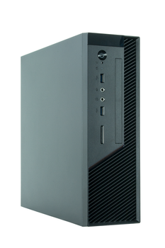 Корпус для компьютера Chieftec UNI BU-12B miniITX БП 300W SLIM FF Black (BU-12B-300)