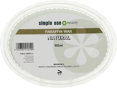 Парафиновый воск "Природный" - Simple Use Beauty Paraffin Wax 500g (999096-1292896-2)