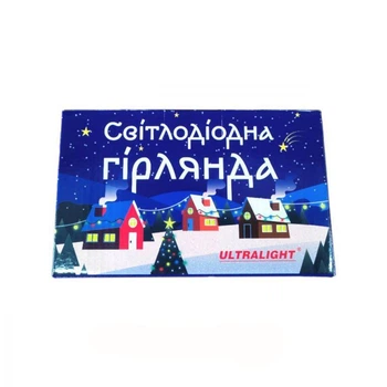 Гирлянда уличная диодная линейная Ultralight 64423 DL BELT LIGHT 10 Filament 8м теплый белый свет, черный провод 2х0,15мм 24В (6835)