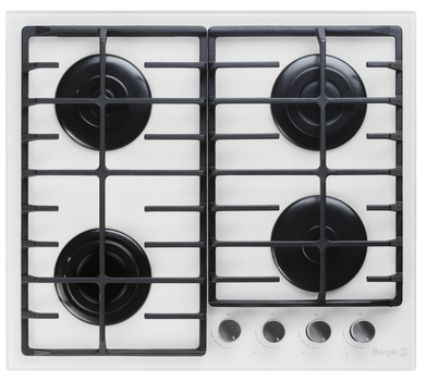 Варильна поверхня газова BORGIO 6190-17 (White Glass) FFD