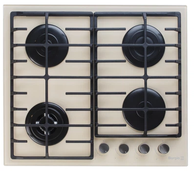Варочная поверхность газовая BORGIO 6192-17 (Ivory Glass) FFD