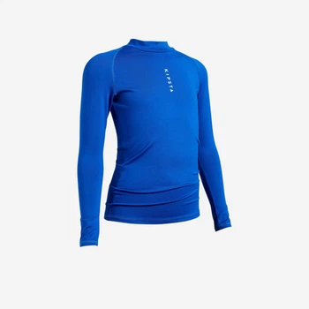 Термофутболка дитяча з довгими рукавами Keepcomfort 100 синя - 151-160 см