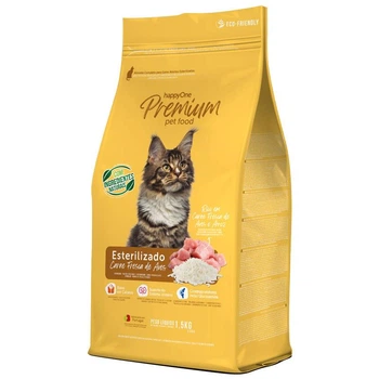 Премиум Корм для Стерилизованных Кошек со Свежим Мясом happyOne Premium Sterilized Cat Fresh Meat 1,5 кг