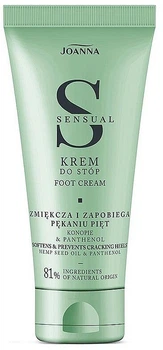 Крем для ног "Конопля и пантенол" - Joanna Sensual Konopie & Panthenol Foot Cream 100g (1145327-1123579472-2)