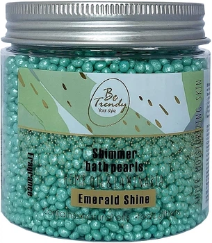 Бисер для ванны "Emerald Shine" - Be Trendy Shimmer Bath Pearl 150g (1217697-178715755-2)