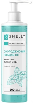 Охолоджуючий гель для ніг з ментолом та олією м'яти - Shelly Professional Care 200ml (1206158-881471002-2)