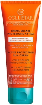 Солнцезащитный крем для лица и тела Collistar Active Protection Sun Cream Face Body SPF 50+ 100ml (810253-732076-2)