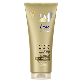 Лосьон-автозагар для тела от светлого до среднего - Dove Body Love Summer Revived Light To Medium Skin Body Lotion 200ml (1199753-1513561597-2)