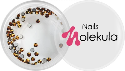 Стразы "Белые" Swarovski Nails Molekula Золотой (752925-991235-2)