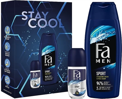 Набір "Sport. Stay Cool" - Fa Men (sh/gel/250ml + deo/50ml) Набір "Sport. Stay Cool" (1226164-1697625797-2)