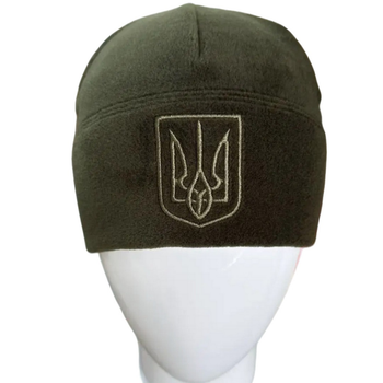 Флисовая зимняя шапка с гербом Ranger RA89531 58-61 Olive