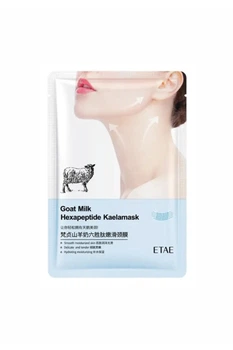 Тканевая маска для шеи с экстрактом овечьего молока Etae Goat Milk Hexapeptide Kaelamask, 25 г