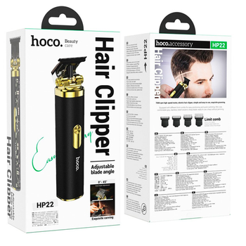 Машинка для стрижки волосся Hoco HP22 Professional Hair Trimmer 1200 mAh Чорний
