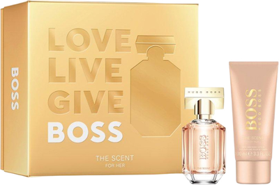 Zestaw damski Hugo Boss The Scent For Her Woda perfumowana 50 ml + Lotion do ciała 100 ml (3616303428624)