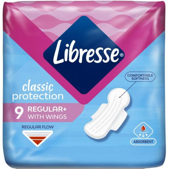 Прокладки Libresse classic, 9 шт.