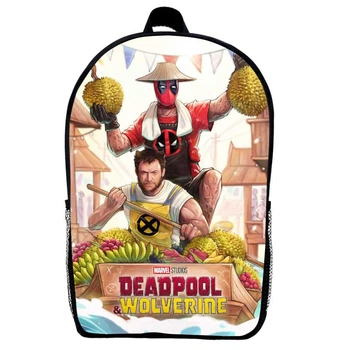 Рюкзак Дедпул и Росомаха (School Gear bag Deadpool 07) черный, 39 х 27 х 14 см