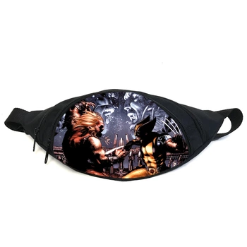 Сумка бананка Росомаха люди Х (GB - Wolverine 02) Gear Bag чорна