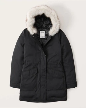 Парка женская - парка зимняя Abercrombie & Fitch AF8275W XS Черный