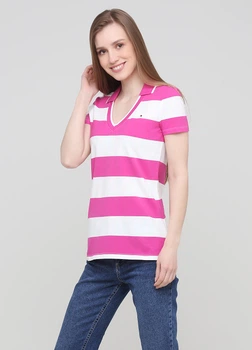 Поло женское - поло Tommy Hilfiger TH1331W XXS Розовый