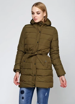 Пуховик Abercrombie & Fitch AF5446W S Оливковий