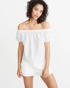 Блузка Abercrombie & Fitch AF5816W M 10172 Білий