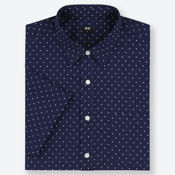 Мужская рубашка - рубашка Uniqlo UQ0258M M Комбинированный