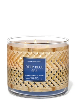 Ароматична свічка Bath & Body Work DEEP BLUE SEA BBW0509W 411 г Синій