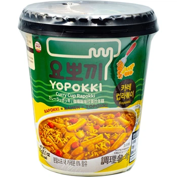Рапоккі зі смаком карі Yopokki у стакані 145г