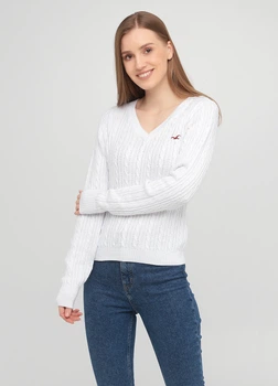 Светр жіночий - светр Hollister HC8793W M Білий
