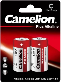 Батарейки Camelion Plus Alkaline C (LR14) 2 шт (LR14-BP2)